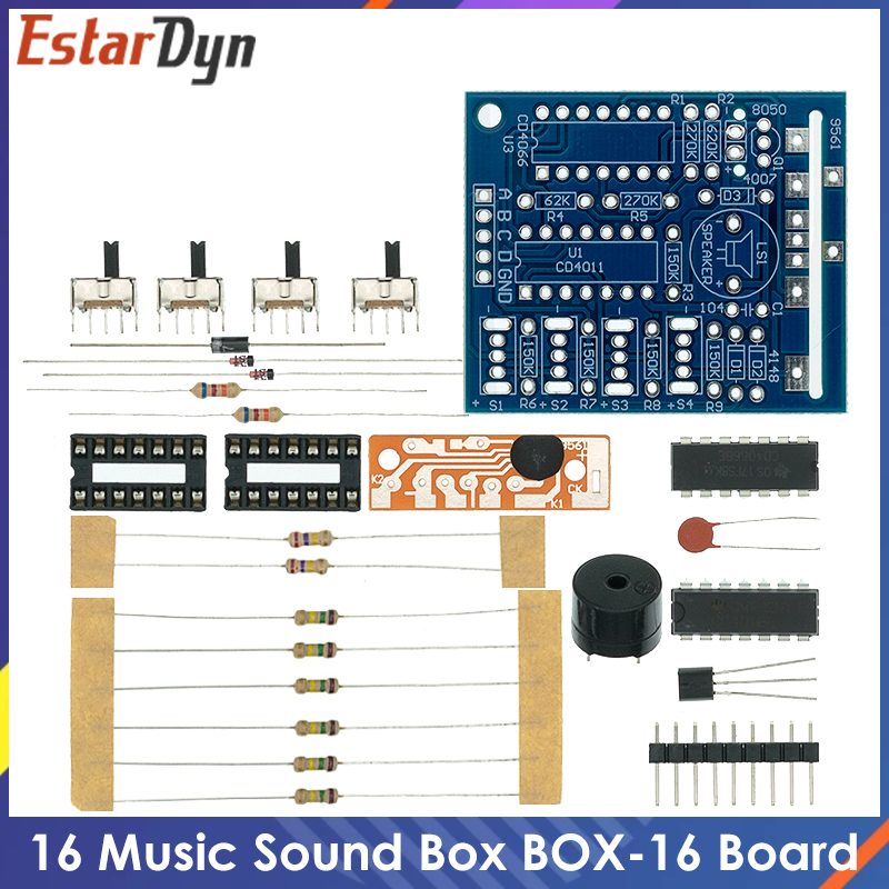 16 Music Sound Box BOX-16 Boar - Diy Electronics Learning Kit 评论和价格