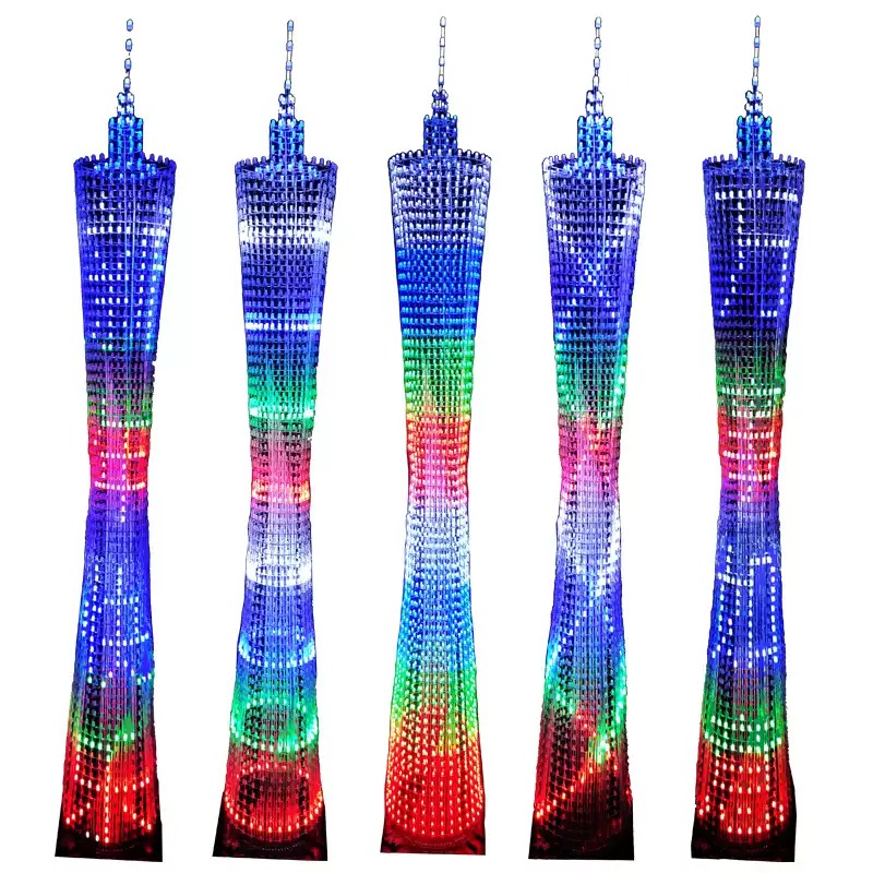 64 Layers Canton Tower DIY Ele - Diy Electronics For Beginners 评论和价格