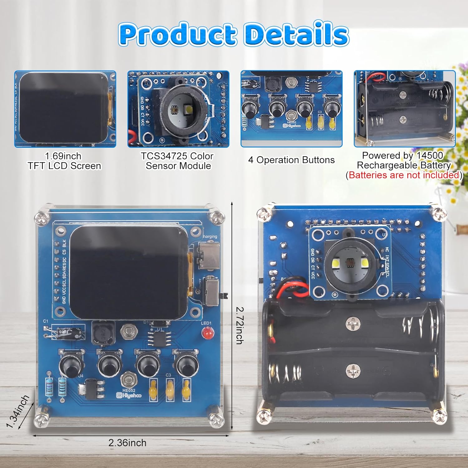 DIY Color Recognition Solderin - Diy Electronics Power Supply 评论和价格