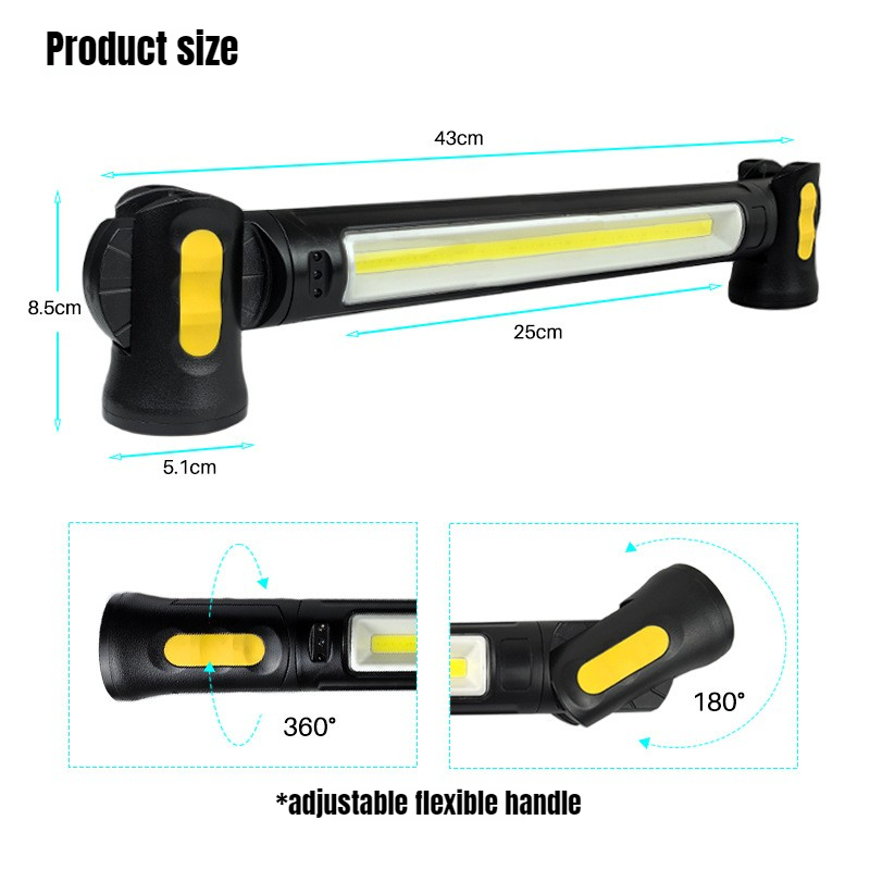 LED Magnetic Work Light 1200LM - Ldr Light Sensor 评论和价格