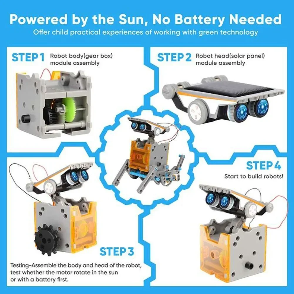13 in 1 Solar Powered Robot Sc - Diy Electronics For Beginners 评论和价格