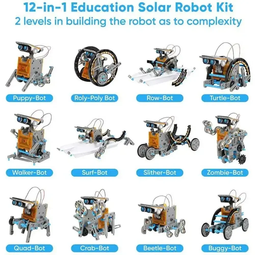 13 in 1 Solar Powered Robot Sc - Diy Electronics For Beginners 评论和价格
