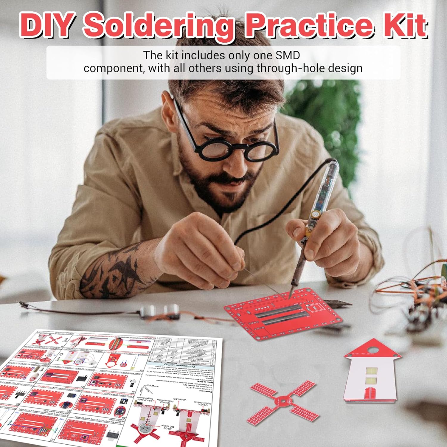 DIY Windmill Soldering Practic - Diy Electronics Projects For Beginners 评论和价格