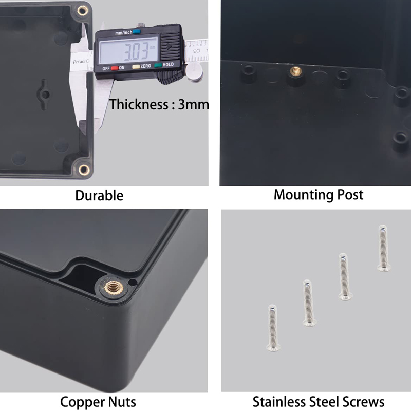Waterproof Junction Box ABS Pl - Diy Electronics Power Supply 评论和价格