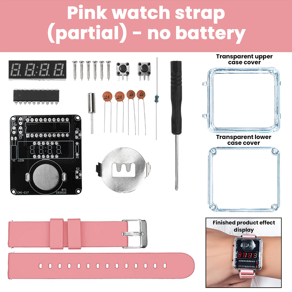 DIY Electronic Watch Kit 0.28' - Diy Box Electronics Mall 评论和价格